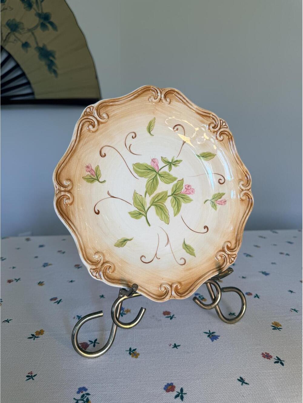 Vintage Lenox Floral Plate – Colore Collection